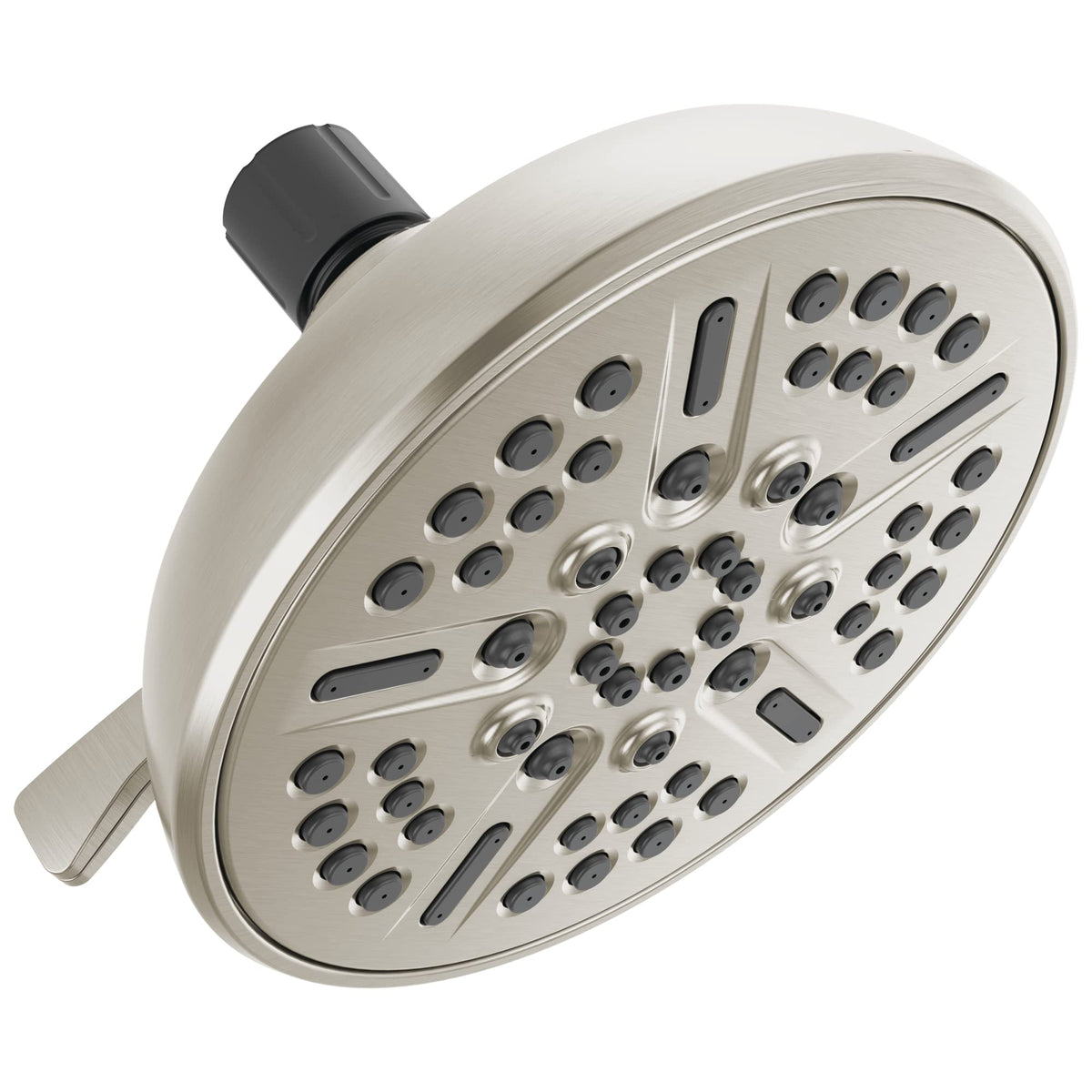 Delta Faucet 8-Spray Touch-Clean Shower Head Brushed Nickel, Delta Shower Heads, Showerhead, Brushed Nickel Shower Head, 2.5 GPM Water Flow, Stainless 75898CSN