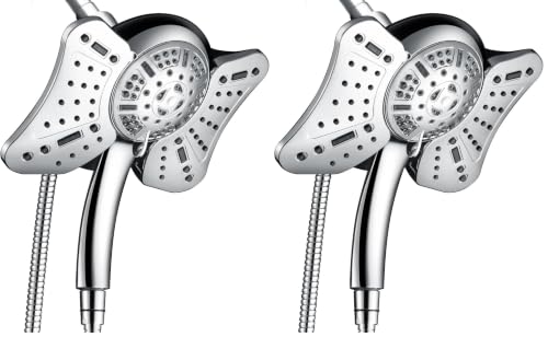 GRICH Shower Head with Handheld Spray - Dual High Pressure Showerhead