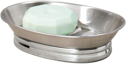 Design Soap Dish, Brushed Stainless Steel