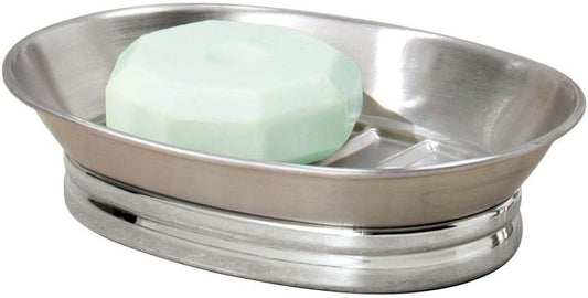 Design Soap Dish, Brushed Stainless Steel