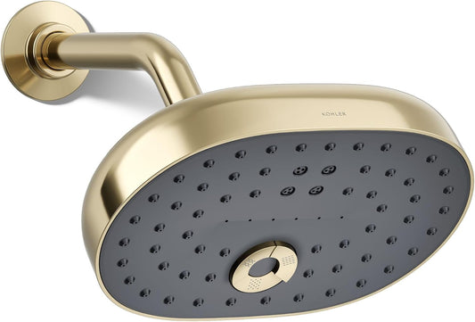 Kohler 26290-G-AF Statement® Three-function showerhead, 1.75 gpm, Vibrant French Gold