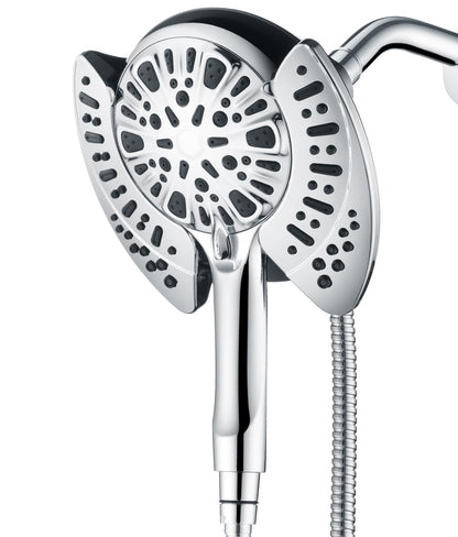 INAVAMZ 2 in 1 Shower Head with Handheld Combo High Pressure Nickel 1.8 GPM