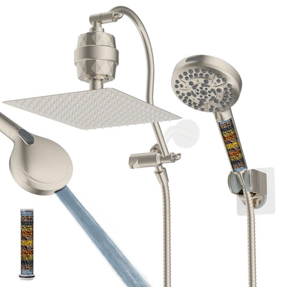 Hibbent All Metal cUPC Certified Shower Head, 10'' Rainfall Shower Head