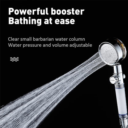CWPW High Pressure Handheld Showerhead with filters,Vortex hydro jet Turbo