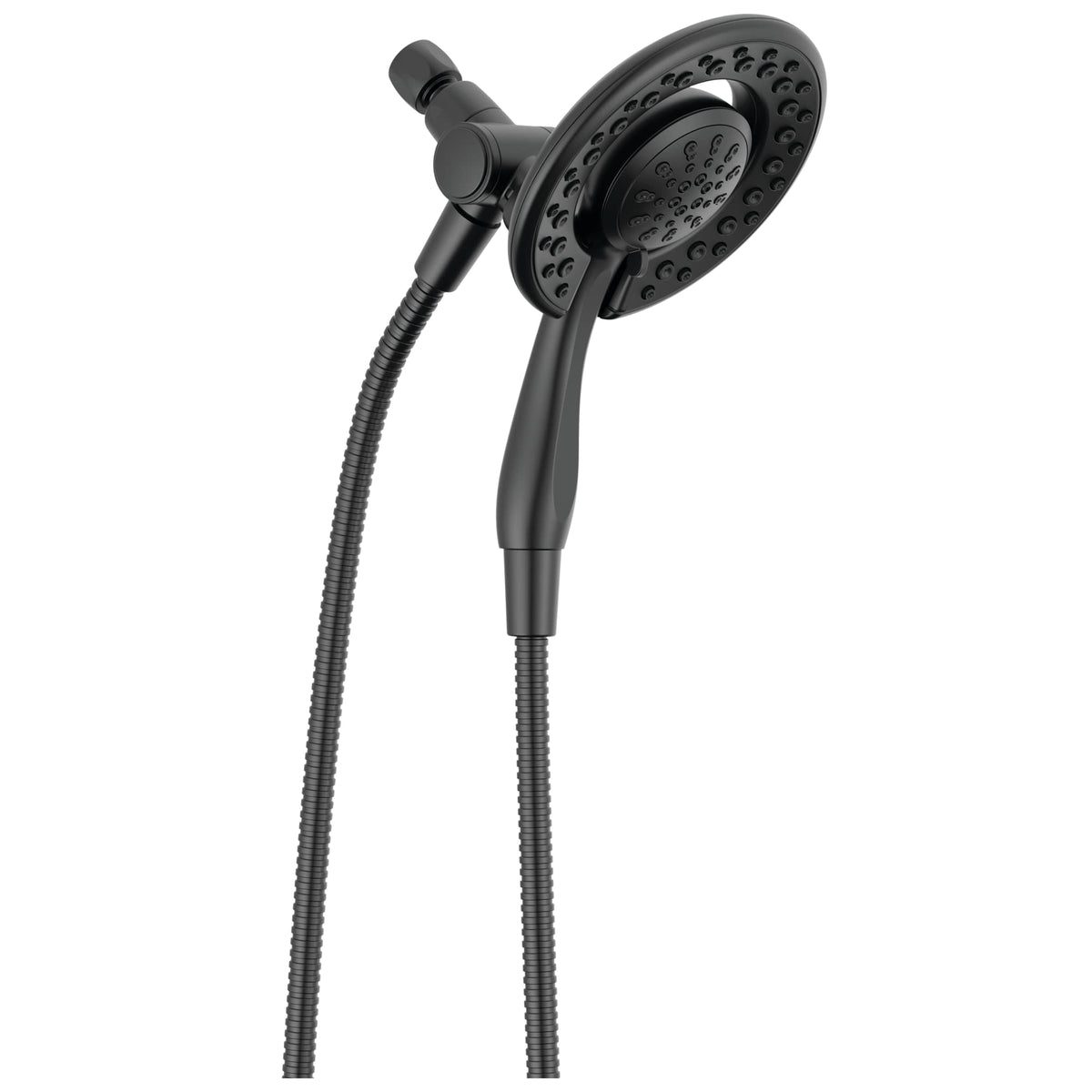 Delta 4-Setting In2ition 2-in-1 Dual Shower Head with HandHeld Spray, Chrome Detachable Shower Head with Hose, Showerhead, 1.75 GPM Flow Rate, Chrome 75486C