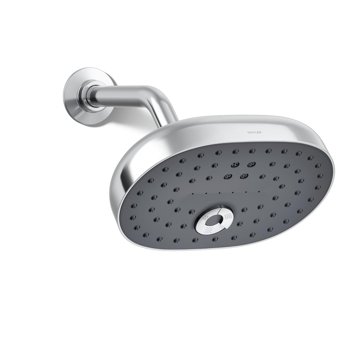 Kohler 26290-G-AF Statement® Three-function showerhead, 1.75 gpm, Vibrant French Gold