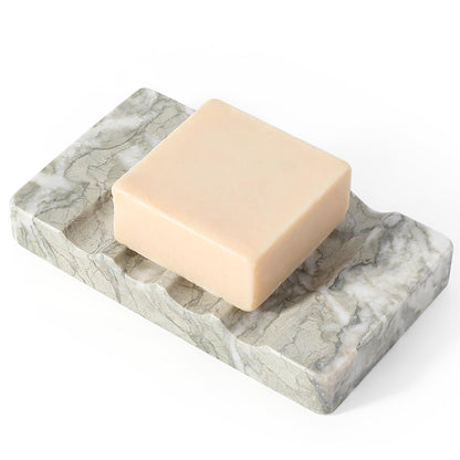Koville Bianco Carrara White Soap Dish Luxury Marble Soap Holder