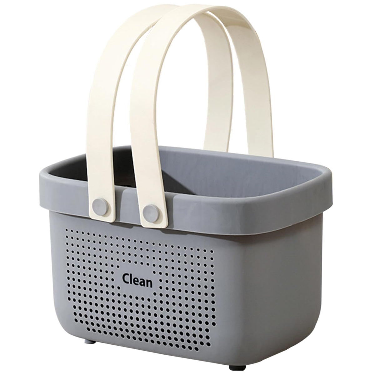 Portable Shower Caddy Basket with Handle Plastic Storage Basket Black Green