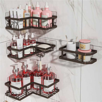 Youvip Shower Caddy Corner No Drilling-Adhesive, Shower Shelves-Rustproof