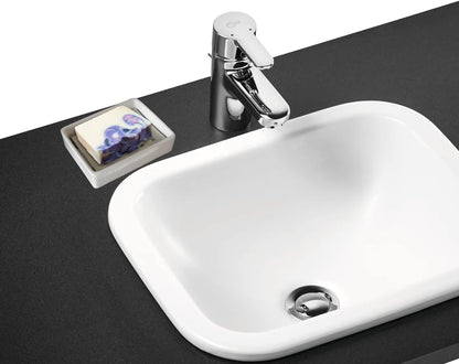 Ceramic Soap Dish Stainless Steel Soap Holder for Bathroom and Shower