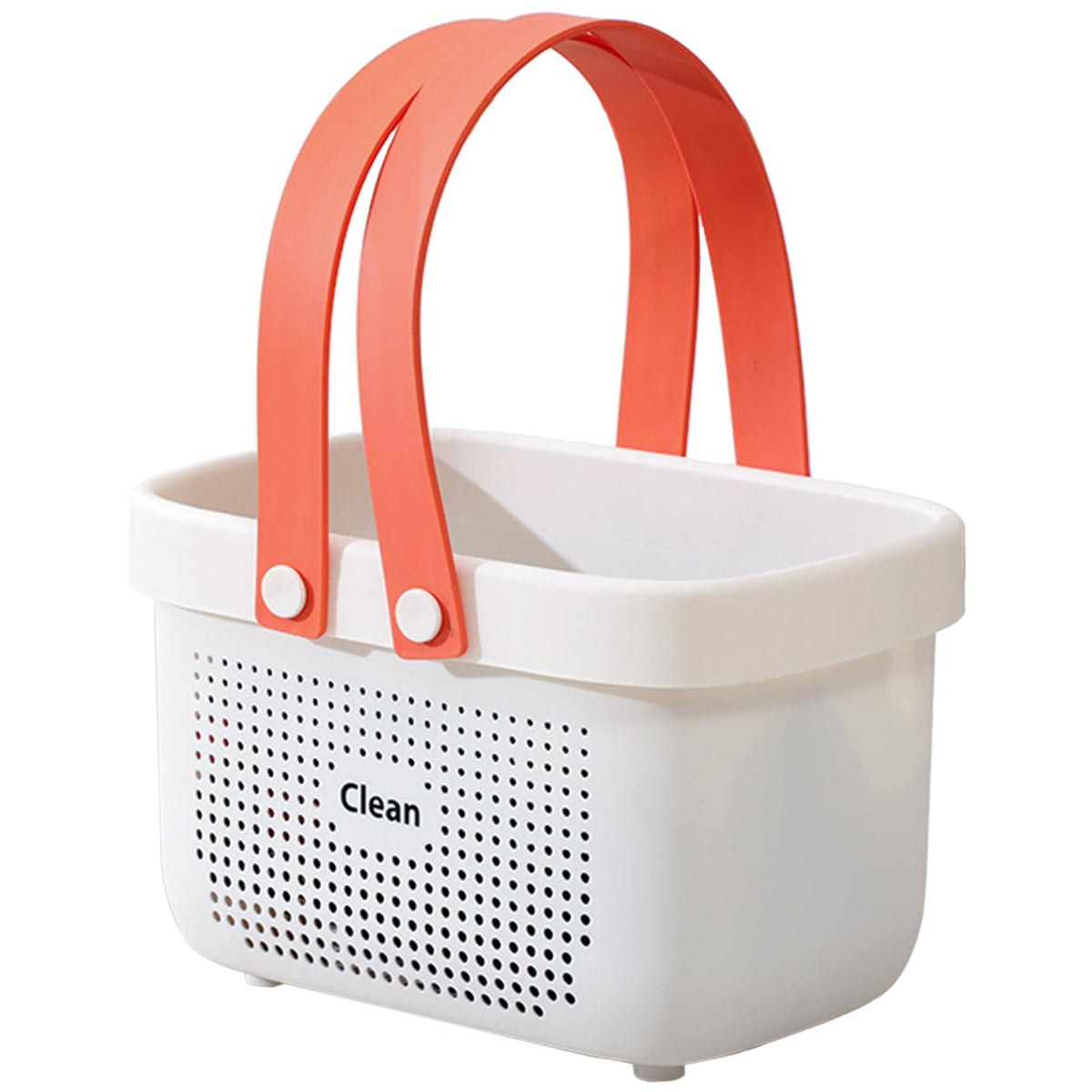 Portable Shower Caddy Basket with Handle Plastic Storage Basket Black Green