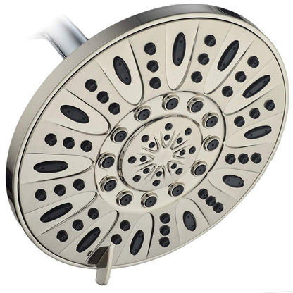 AquaDance OIL RUBBED BRONZE High Pressure 6-Setting 7" Rain Shower Head – Angle Adjustable, Anti-Clog Showerhead Jets, Tool-Free Installation - USA Standard Certified - U.S. Brand