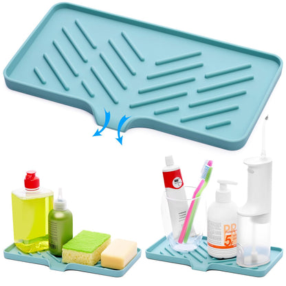 Silicone Soap Bar Holder: Premium Gray Self-Draining Soap Dish - Elegant Shower & Bathroom Solution