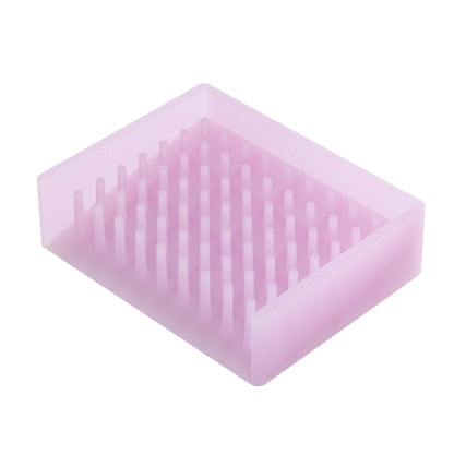 Yamazaki Home Self Draining Soap Tray - Floating Holder Dish for Sink, Silicone, No Assembly Req.