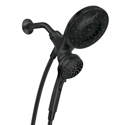 Moen 26009SRN Engage Magnetix 2-in-1 Combo Rain Showerhead with Handheld Spray, Magnetic Docking System, Spot Resist Brushed Nickel, 6-Spray Settings, 2.5 GPM
