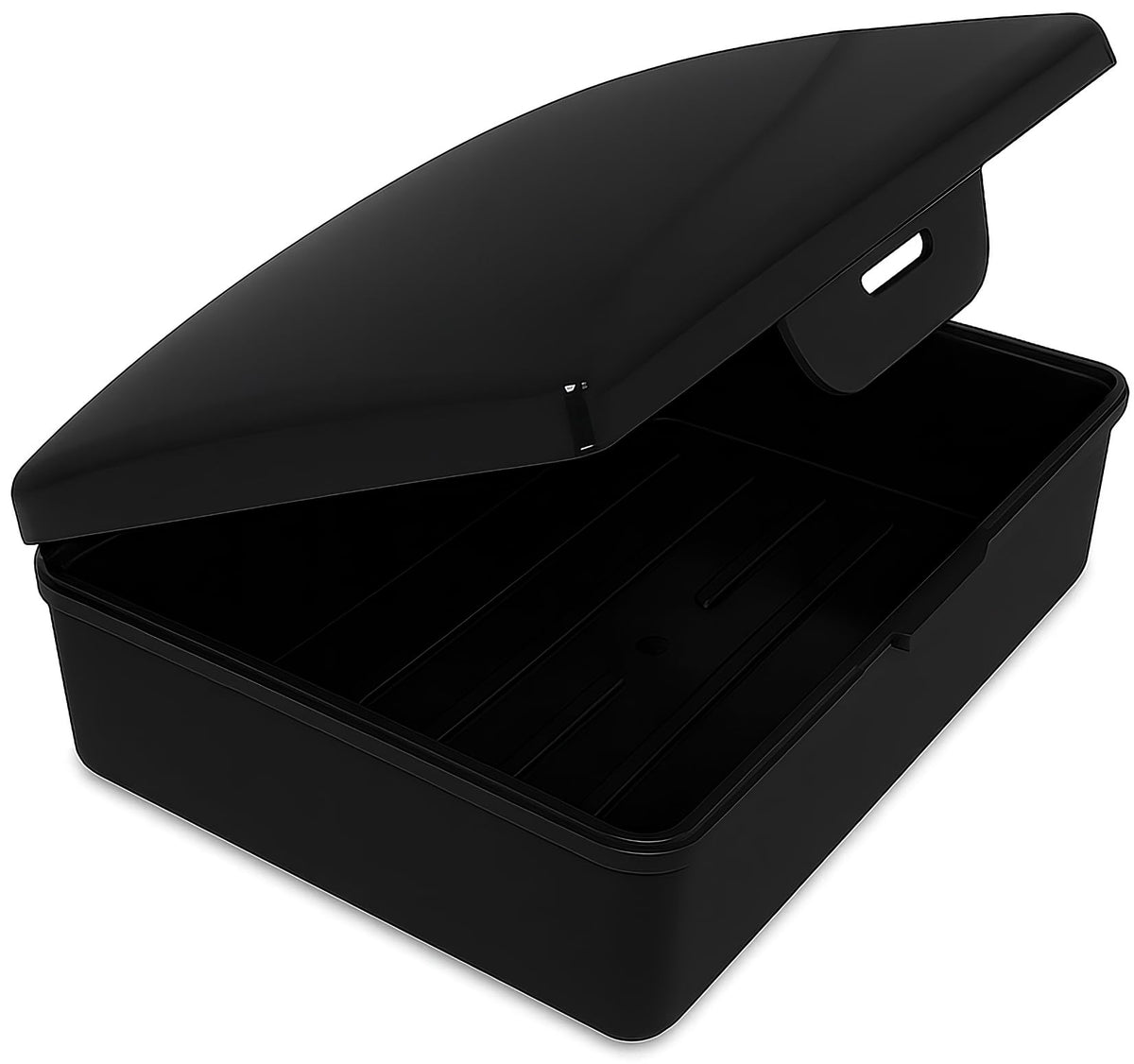 American Comb Travel Soap Box with lid - Clear White - Perfect for Traveling, Gym, or Storage. Made in The USA.