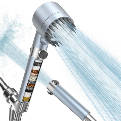 PWERAN Filtered Shower Head with Handheld,High Pressure Shower Heads Filter