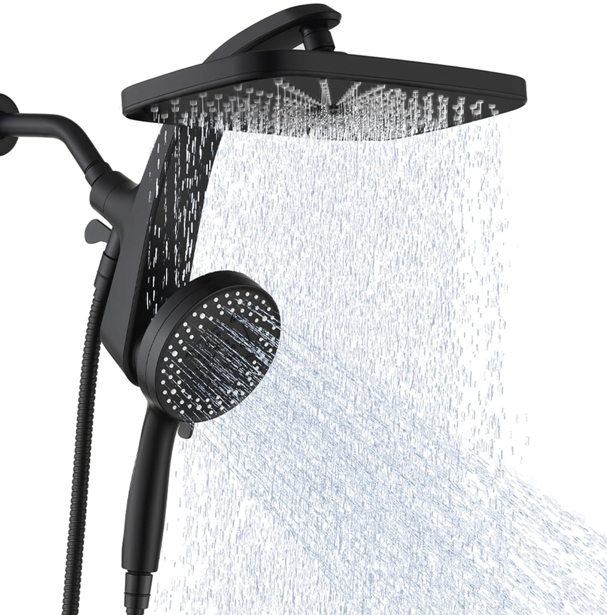 Rain Shower Head with Handheld Showerhead, Glod 1.75GPM 460311