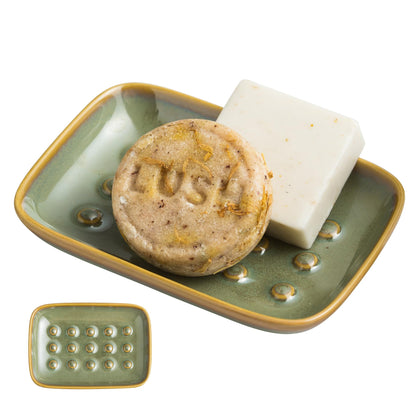 Miamolo Soap Dish for Shower & Bathroom, Floating Point Save Soap Loss