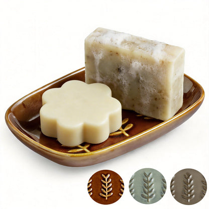 Miamolo Soap Dish for Shower & Bathroom, Floating Point Save Soap Loss