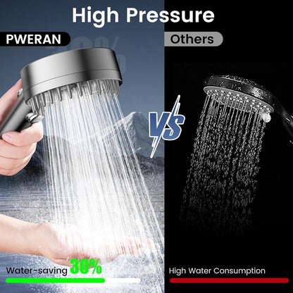 Filtered Shower Head with Handheld, High Pressure Showerhead with Filters