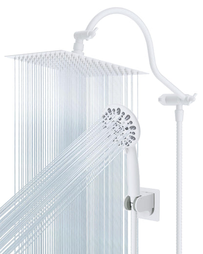 Hibbent All Metal cUPC Certified Shower Head, 10'' Rainfall Shower Head