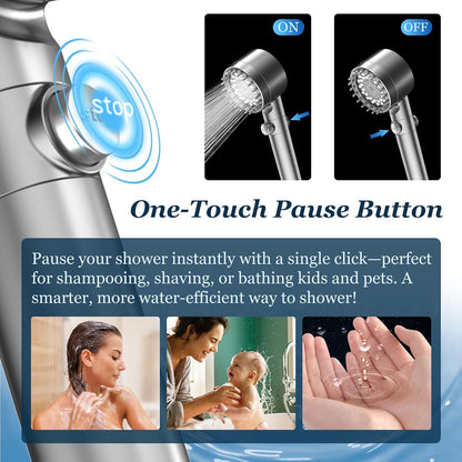 FEELSO Filtered Shower Head with Handheld, High Pressure Shower Filter Head