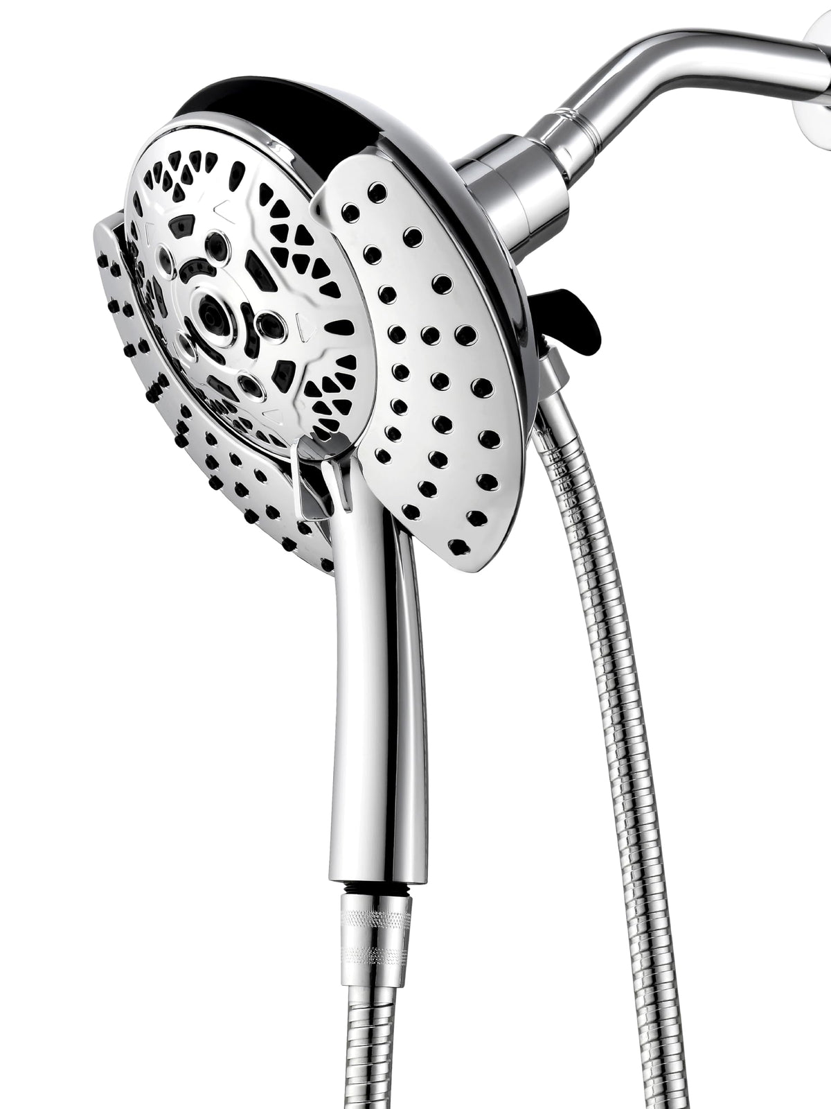 INAVAMZ 2 in 1 Shower Head with Handheld Combo High Pressure Black 2.5 GPM