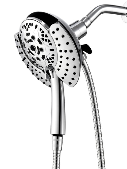 INAVAMZ 2 in 1 Shower Head with Handheld Combo High Pressure Black 2.5 GPM