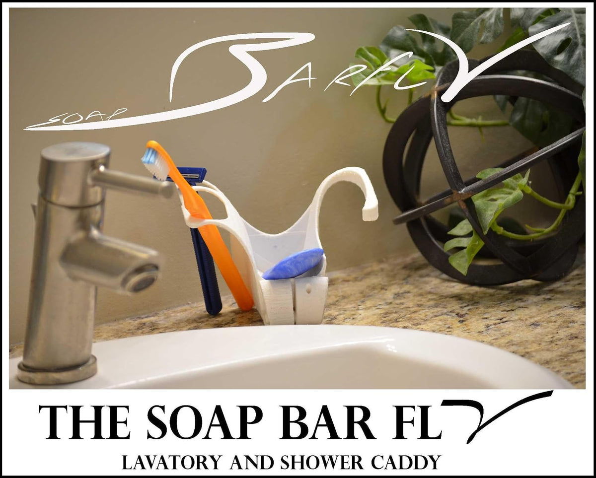 Soap Dish, Toothbrush Holder, Razor Holder, Toothbrush Caddy