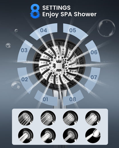 Filtered Shower Head with Handheld,High Pressure Shower Heads with Filters