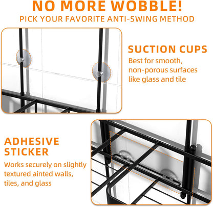 Hanging Shower Caddy for Handheld Showerheads,Over Head Shower organizer