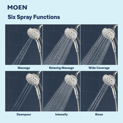 Moen Engage Spot Resist Brushed Nickel Handheld Showerhead