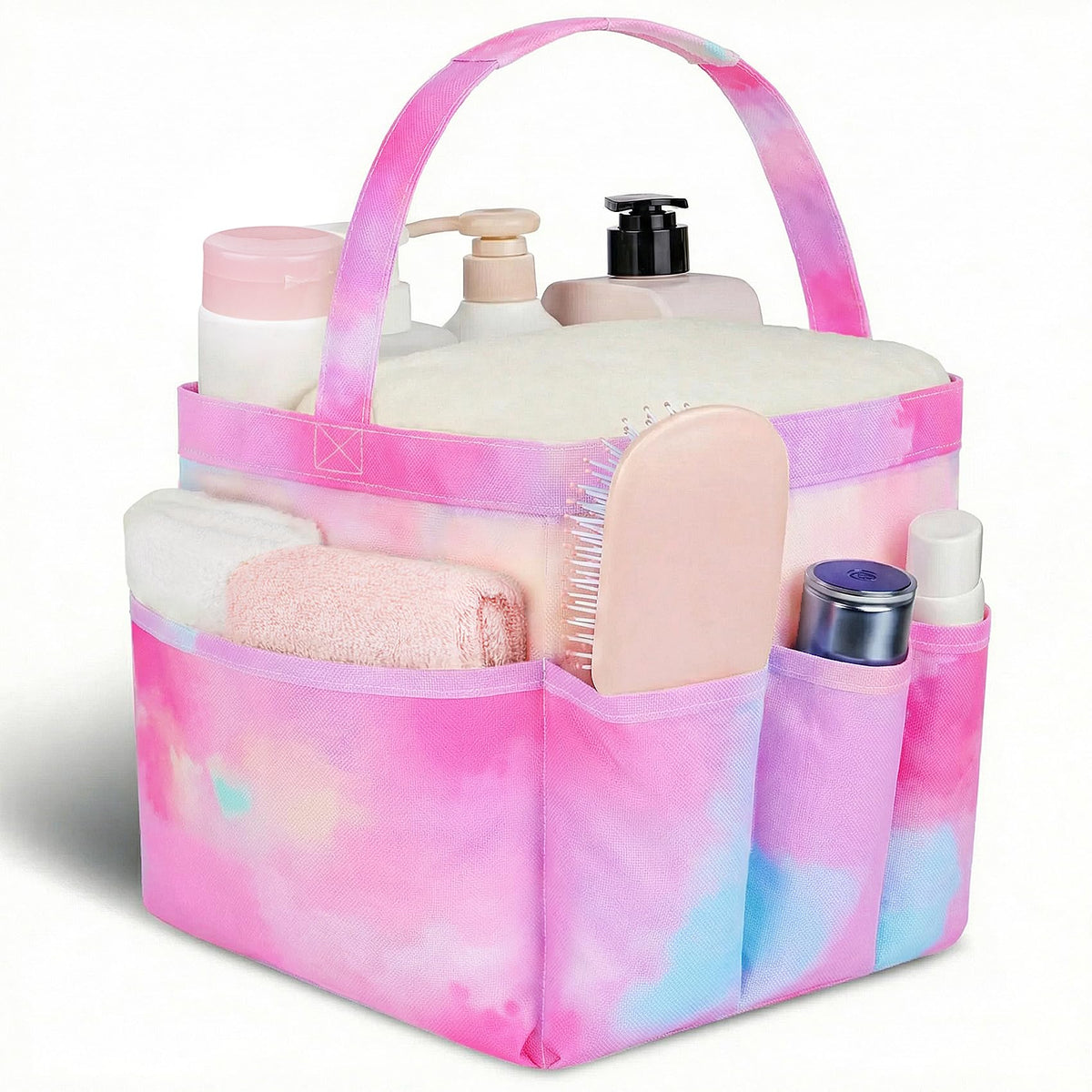 Mesh Shower Caddy Portable - 9 Pockets for College Dorm Room Essential