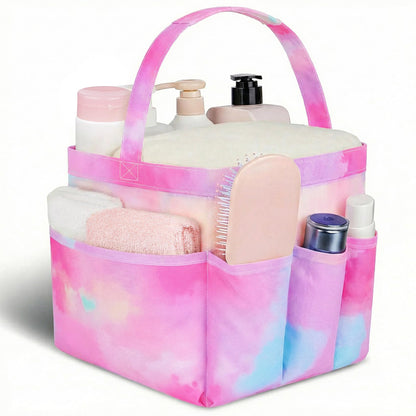 Mesh Shower Caddy Portable - 9 Pockets for College Dorm Room Essential