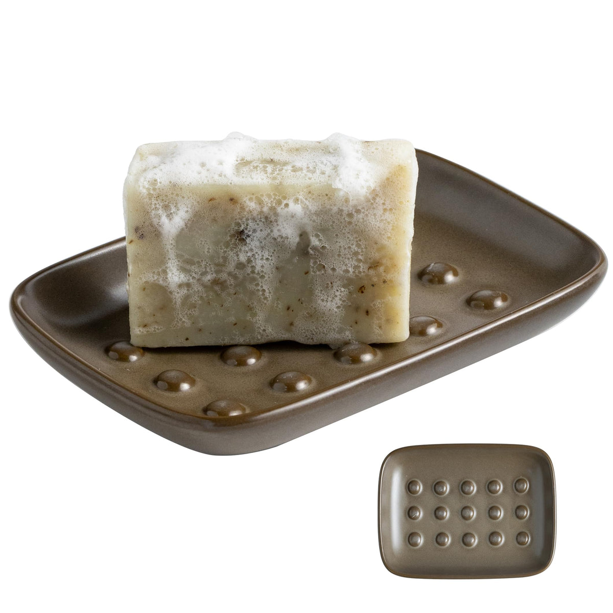 Miamolo Soap Dish for Shower & Bathroom, Floating Point Save Soap Loss