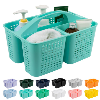 Tiawudi Portable Shower Caddy, Caddy Organizer with Handle, Plastic Shower Basket Hold Soap, Shampoo, Hair Supplies and Beauty Products, Cleaning Supplies Organizer for Home, Dorm, Shelf and Cabinet