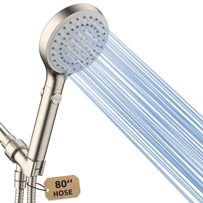 FASDUNT Shower Head with Handheld, High Pressure Showerhead with Long Hose