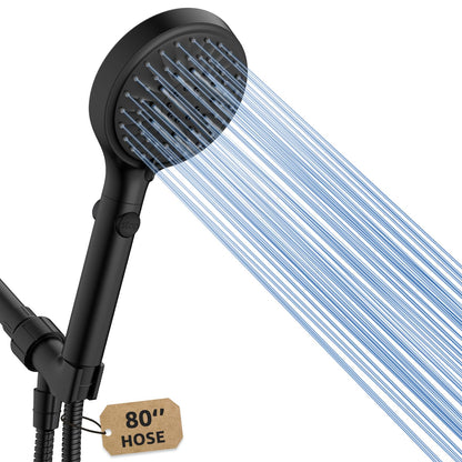 FASDUNT Shower Head with Handheld, High Pressure Showerhead with Long Hose