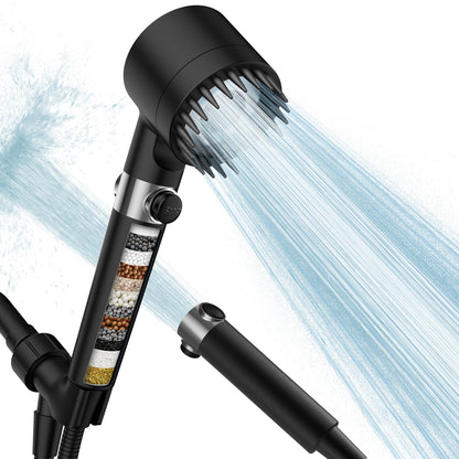PWERAN Filtered Shower Head with Handheld,High Pressure Shower Heads Filter