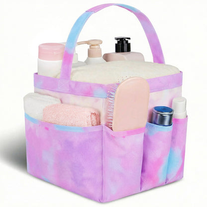 Mesh Shower Caddy Portable - 9 Pockets for College Dorm Room Essential