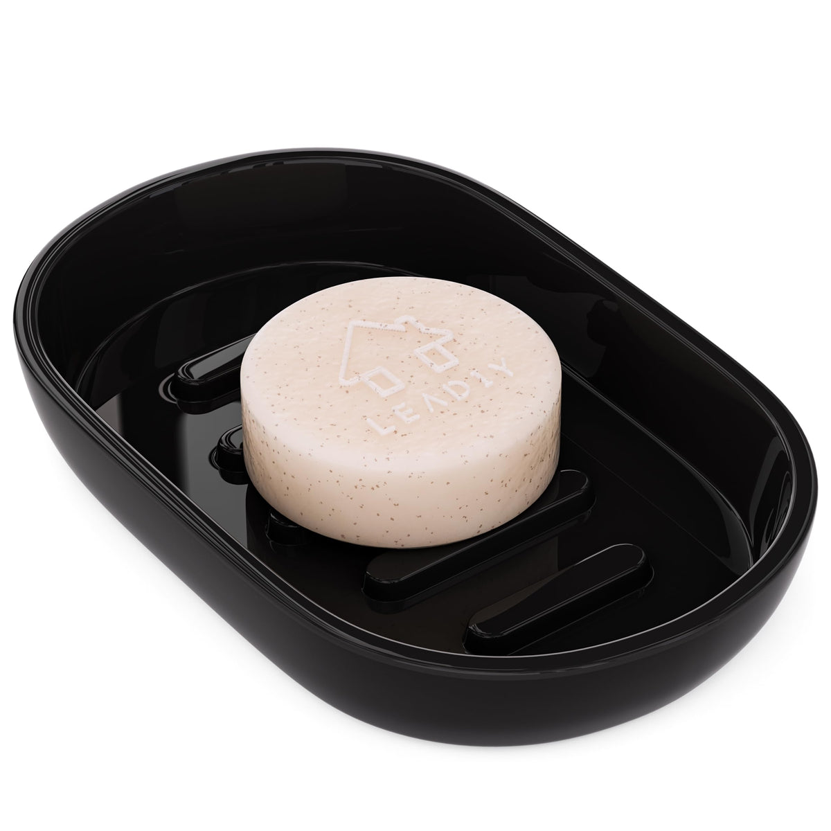 Soap Dishes for Bar Soap,2 Pack Environmentally-Friendly Bathroom Soap Dishes (Removable),2Pcs/Set Bamboo Soap Dishes Holder,Bathroom Sink Soap Dish,White