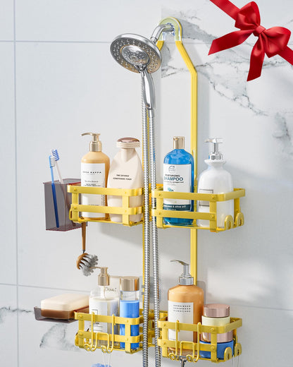Aluminum Shower Caddy Hanging,Shower Caddy, Never Rust Shower Organizer