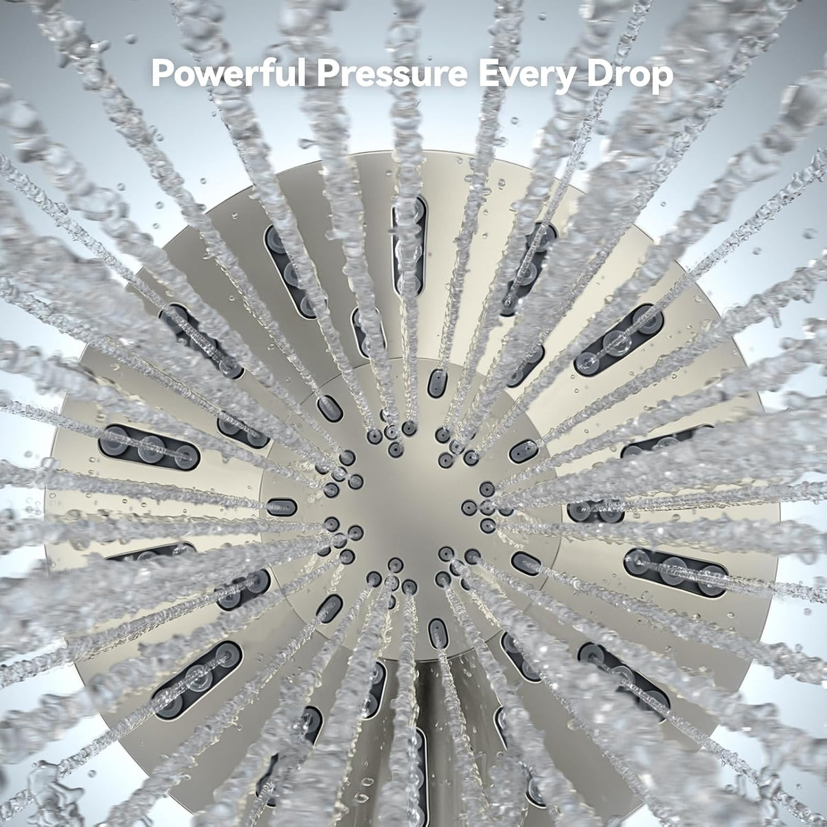 INAVAMZ High Pressure Magnetic Shower Head with Handheld Combo Light Nickel