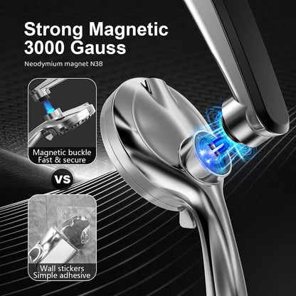 12-Inch High Pressure Rain Shower Head with Handheld Spray Combo, Magnetic