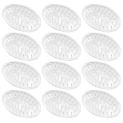 iDesign Plastic Soap Dish, Set of 3, Clear