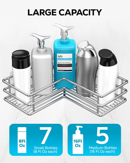 Nieifi Corner Shower Shelves, Adhesive Shower Caddy, Bathroom Organization