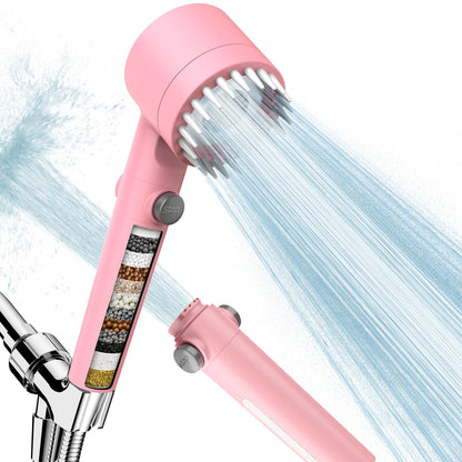PWERAN Filtered Shower Head with Handheld,High Pressure Shower Heads Filter