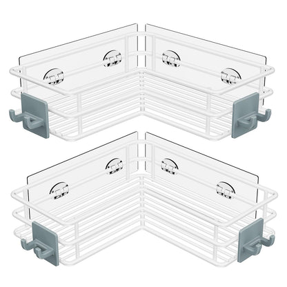 Nieifi Corner Shower Shelves, Adhesive Shower Caddy, Bathroom Organization