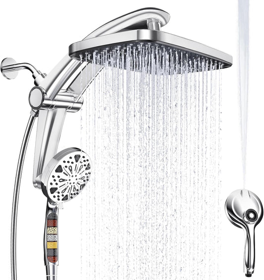 12-Inch High Pressure Rain Shower Head with Handheld Spray Combo, Magnetic